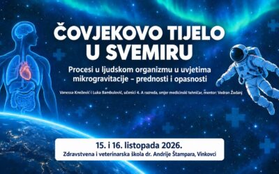 „Čovjekovo tijelo u svemiru: procesi u ljudskom organizmu u uvjetima mikrogravitacije; načini reakcije ljudskog organizma na dugotrajnu izloženost svemirskom okolišu – prednosti i opasnosti.”